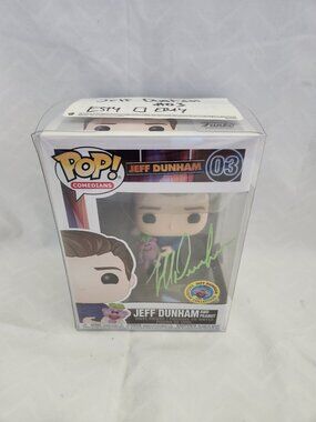 JEFF DUNHAM AUTOGRAPHED/SIGNED FUNKO POP #03 With Peanut w/JSA COA